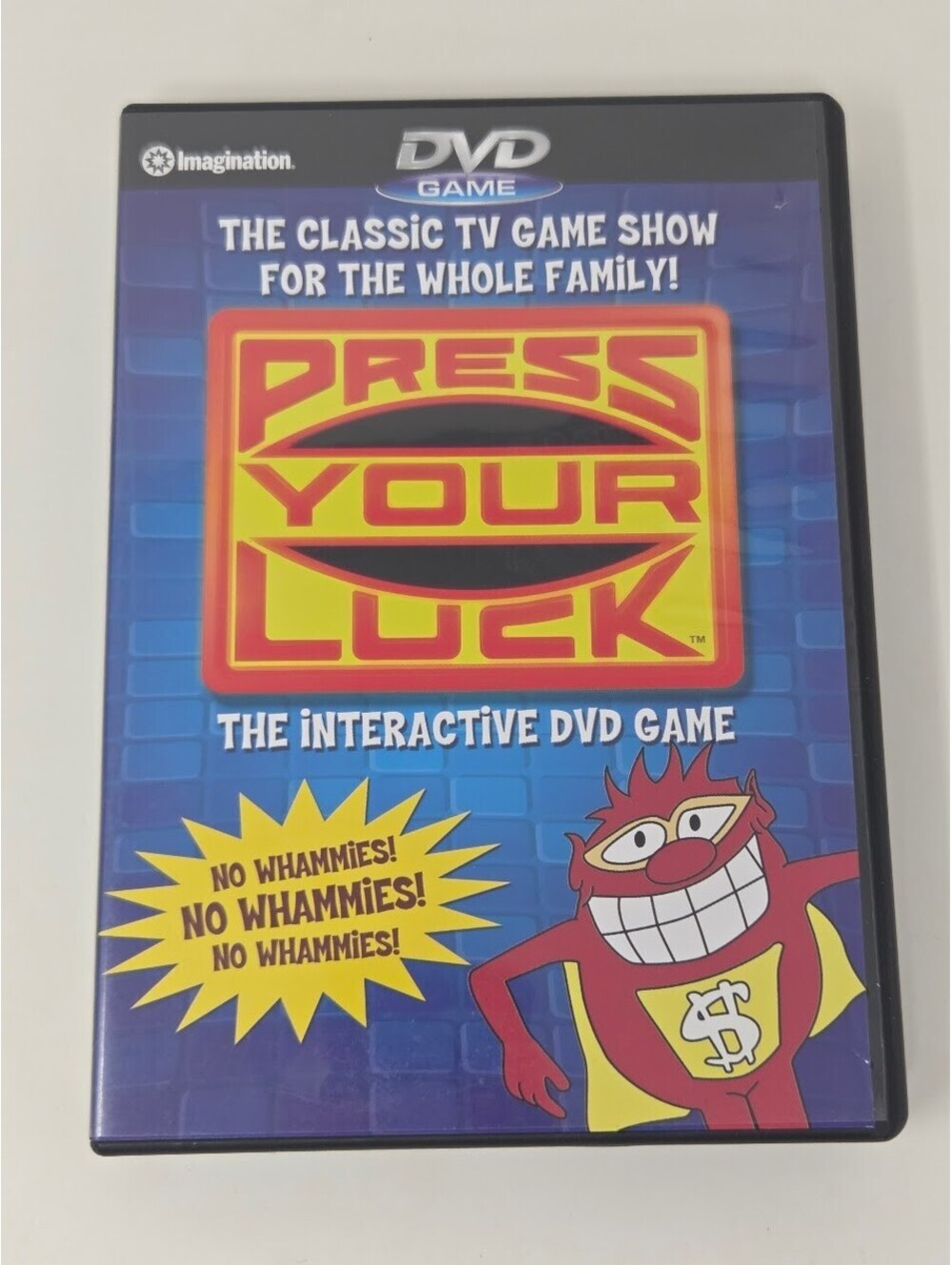 Press Your Luck Interactive DVD Game Imagination With Player Guide And Case 2006